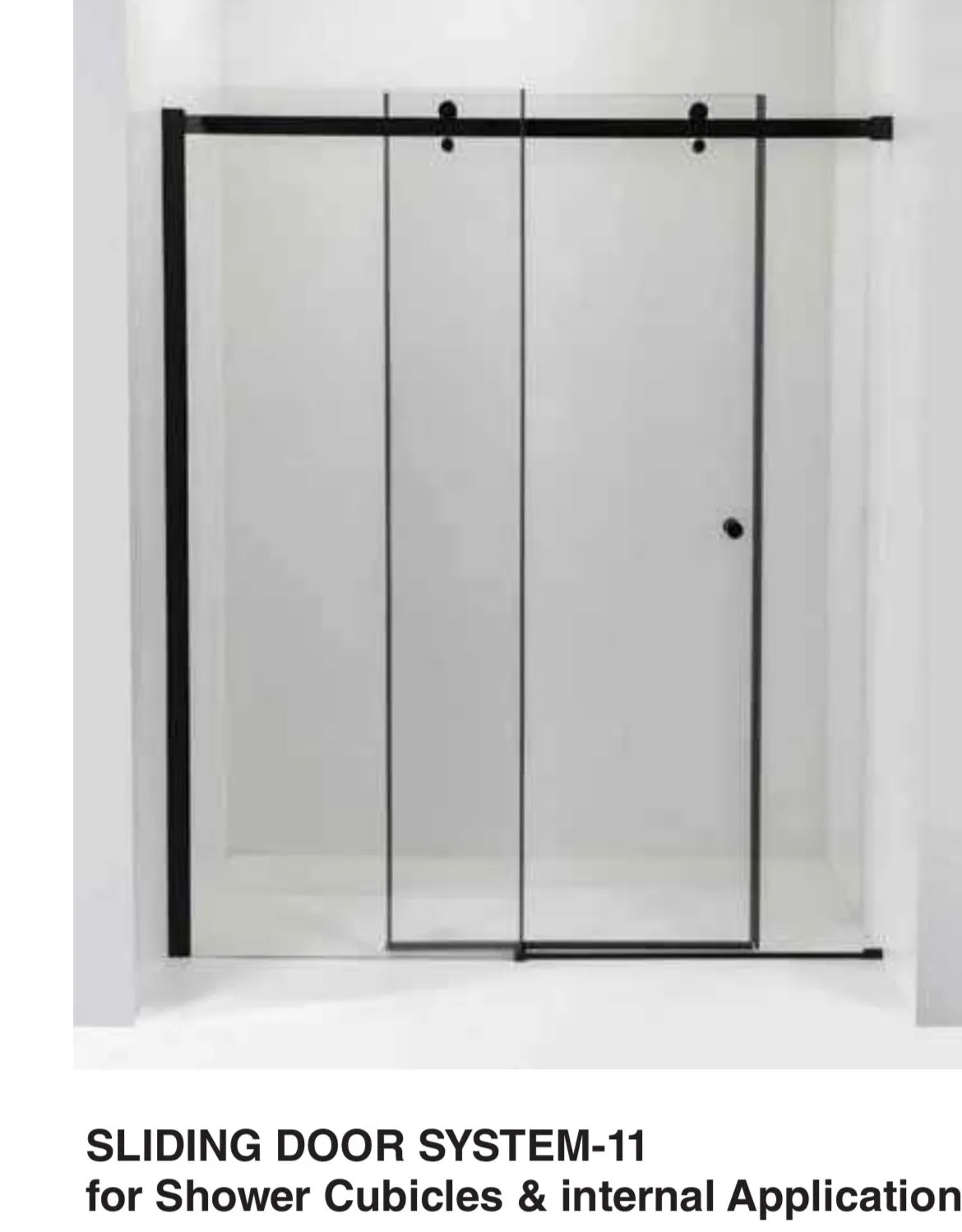 Bathroom glass shower partition Hyderabad
