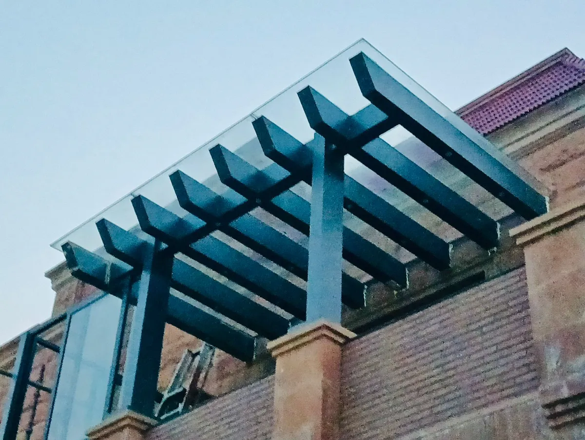 Modern outdoor glass structure thumbnail — contemporary design