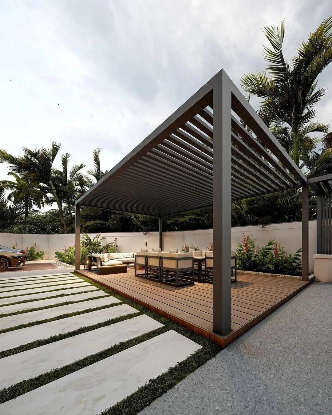 Sliding roof pergola thumbnail
